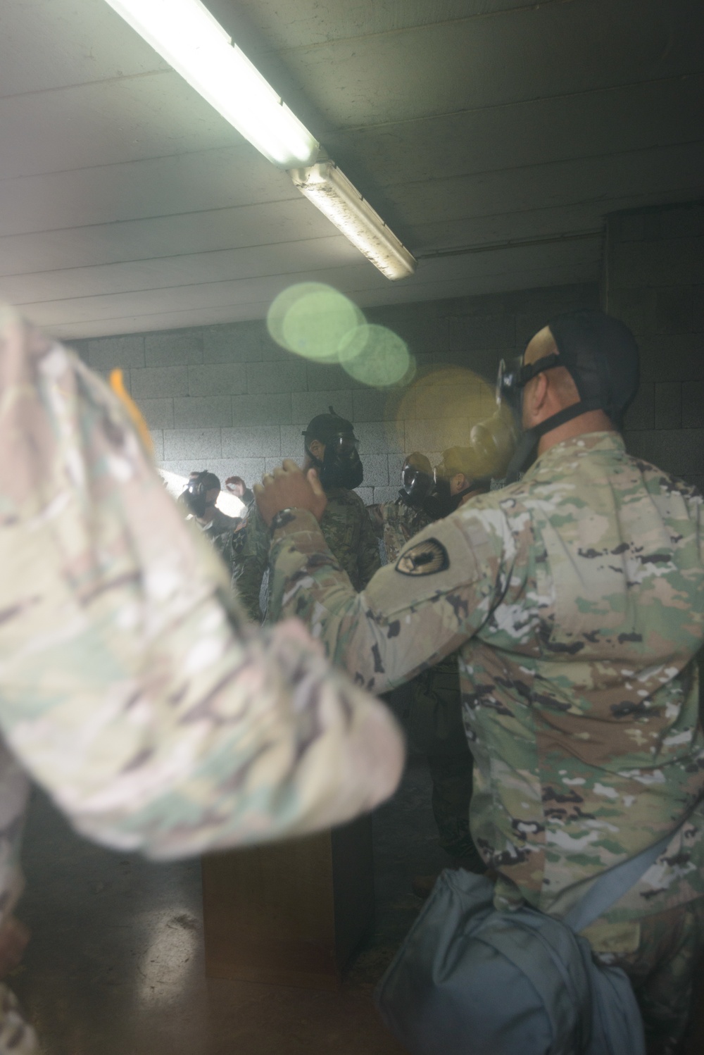 650th MI GP build M50 Mask confidence with AFNORTH instructor