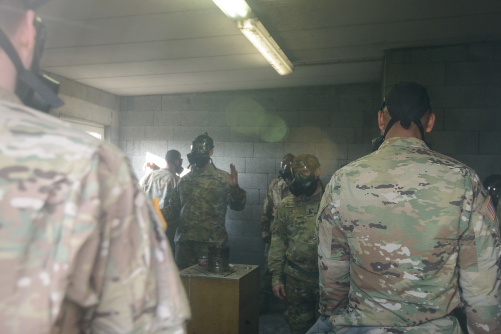 650th MI GP build M50 Mask confidence with AFNORTH instructor