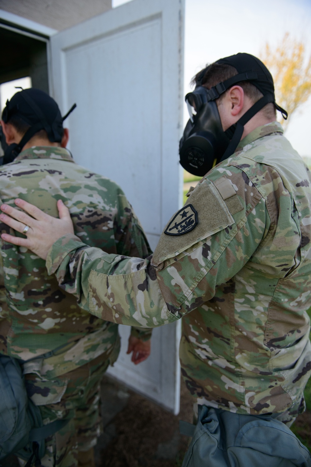 650th MI GP build M50 Mask confidence with AFNORTH instructor