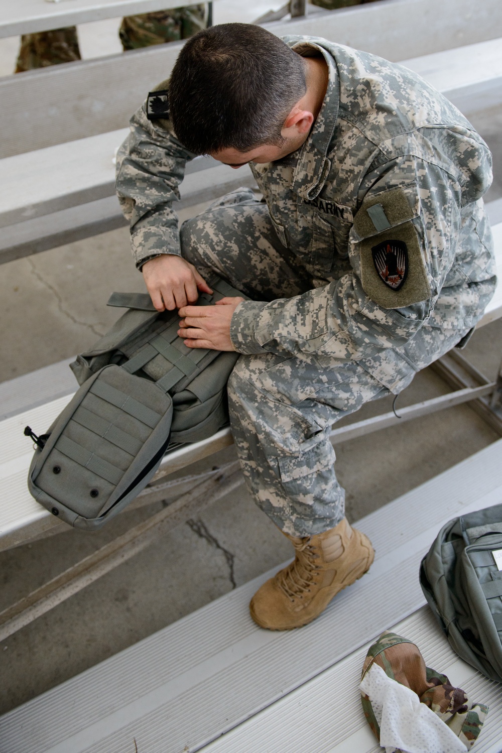 650th MI GP build M50 Mask confidence with AFNORTH instructor