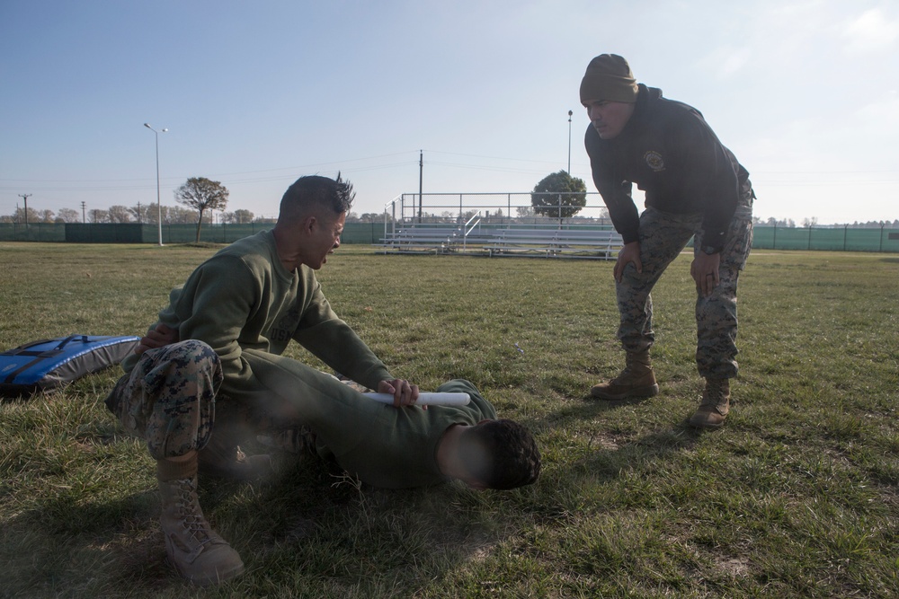 BSRF 17.2 Marines Participate in Non-Lethal Weapons Training