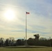 American Flag and Fort McCoy
