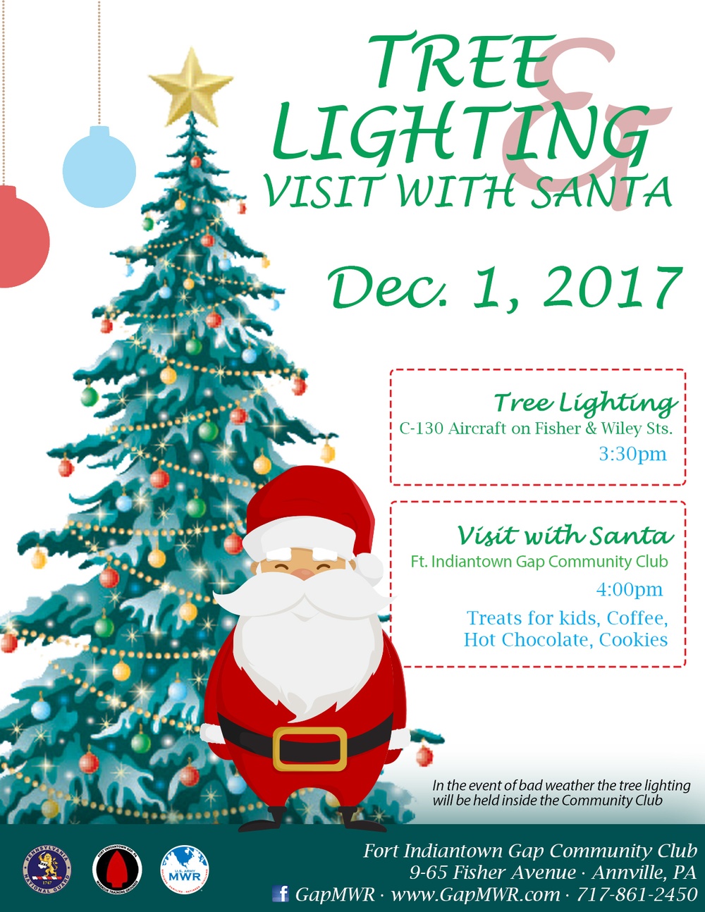 Public invited to tree-lighting ceremony at Fort Indiantown Gap