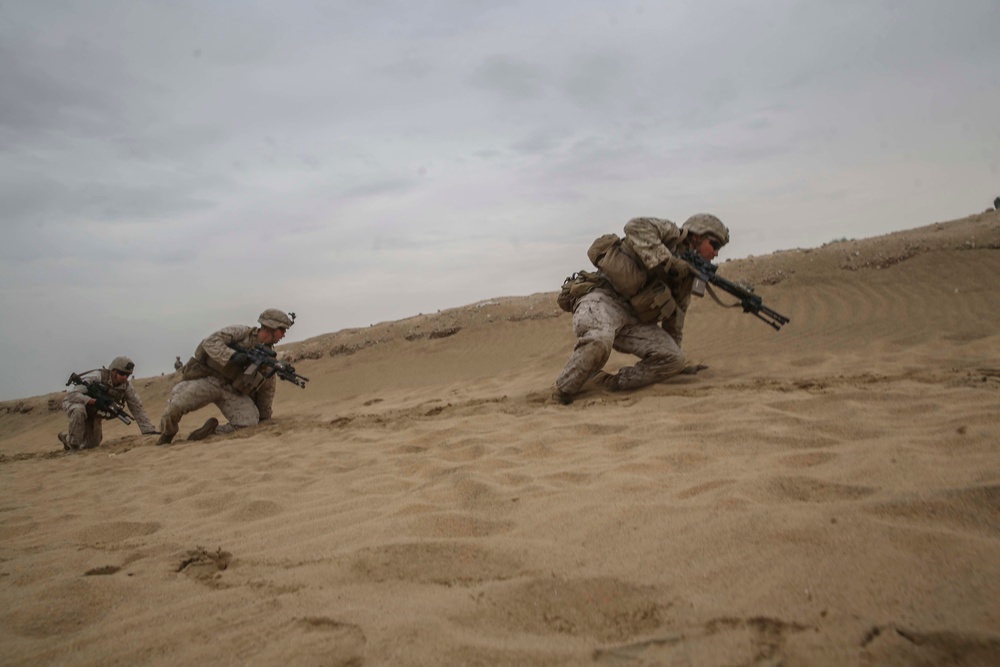 BLT 1/5 conducts live-fire platoon level attacks