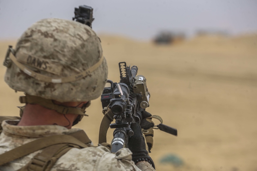 BLT 1/5 conducts live-fire platoon level attacks