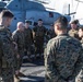 26 MEU, Arriving: 26th MEU CO Visits USS New York (LPD 21)