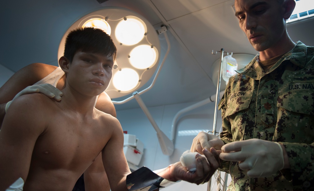U.S. Navy Doctors Bring Medical Care to Amazon