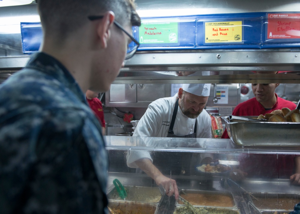 Louisiana Chefs Visit USS Louisiana
