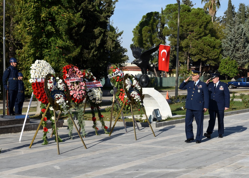Incirlik AB honors Mustafa Kemal Ataturk
