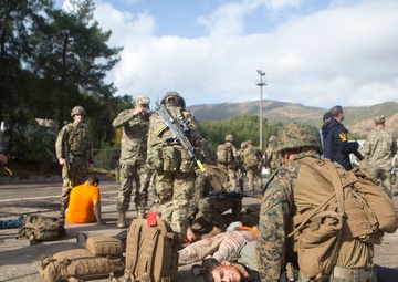 BSRF 17.2 Marines, British Royal Marines and Turkish Marines practice N.E.O.