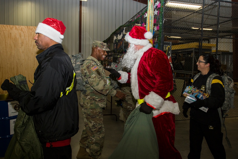 4th Cav MFTB Soldiers embrace the gift of giving