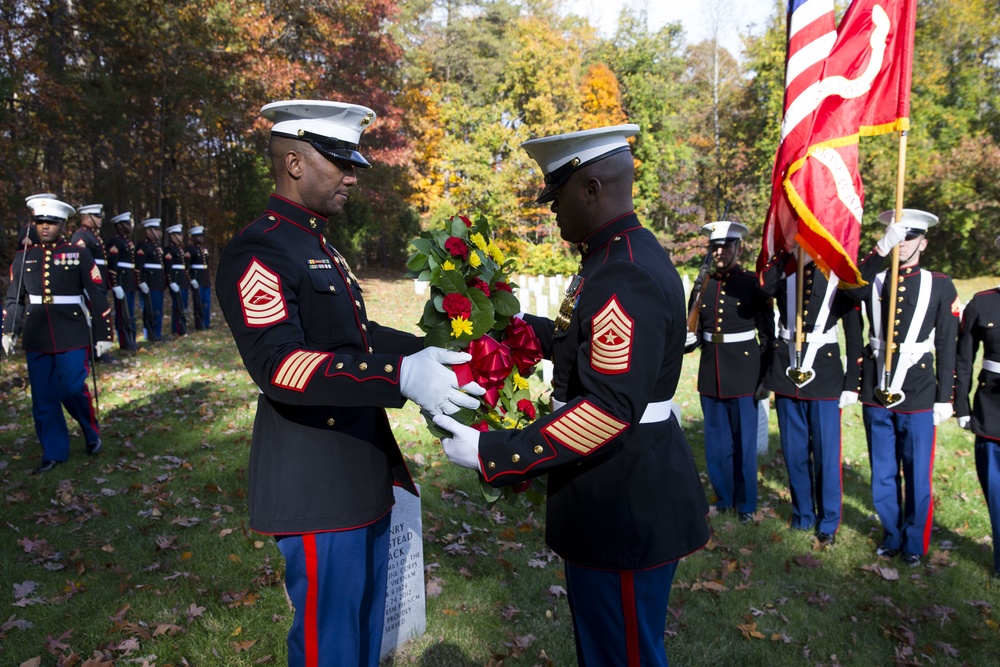 Sergeant Major Henry Black Wreath Laying