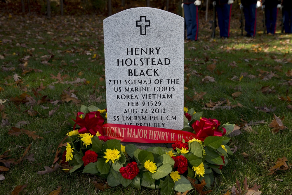 Sergeant Major Henry Black Wreath Laying