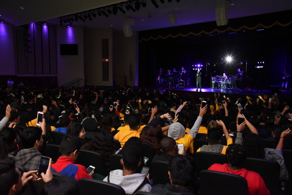 Navy Musicians Perform and Discuss Navy-life with Thousands of New York Students