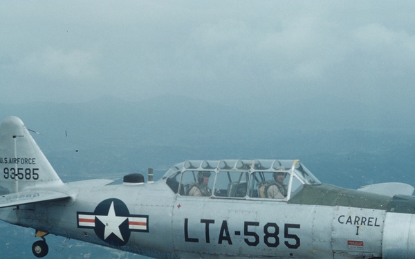 Historical LT-6G aircraft over South Korea