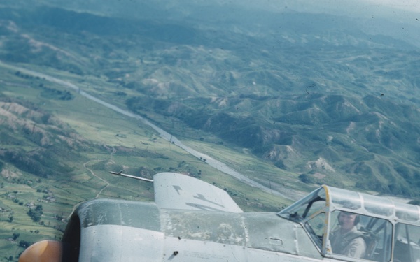 Historical LT-6G flies over South Korea