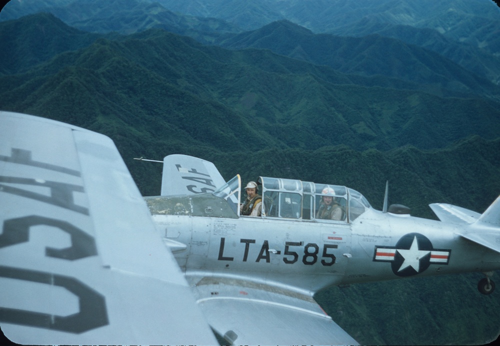 Historical LT-6G Flying over South Korea