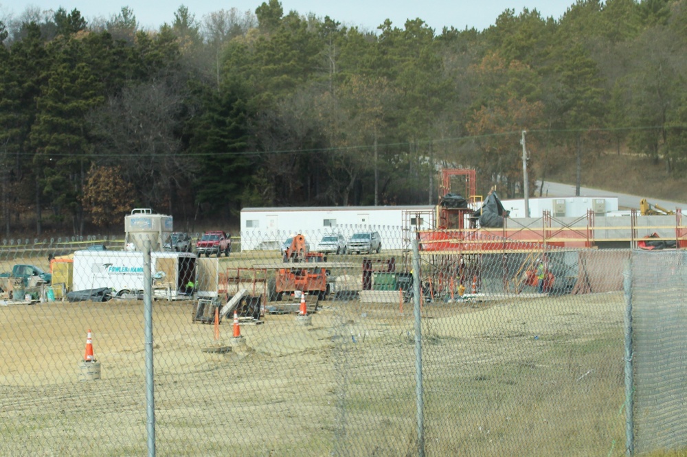 Construction of new Access Control Point continues at Fort McCoy