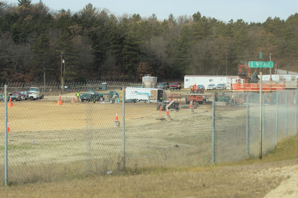 Construction of new Access Control Point continues at Fort McCoy