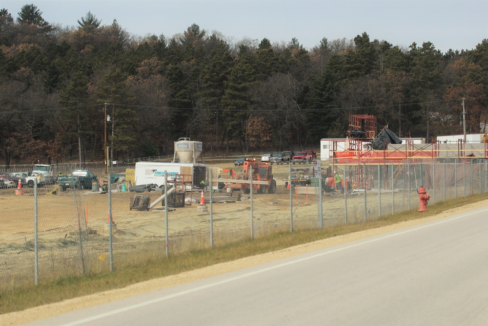 Construction of new Access Control Point continues at Fort McCoy