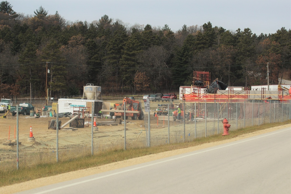 Construction of new Access Control Point continues at Fort McCoy