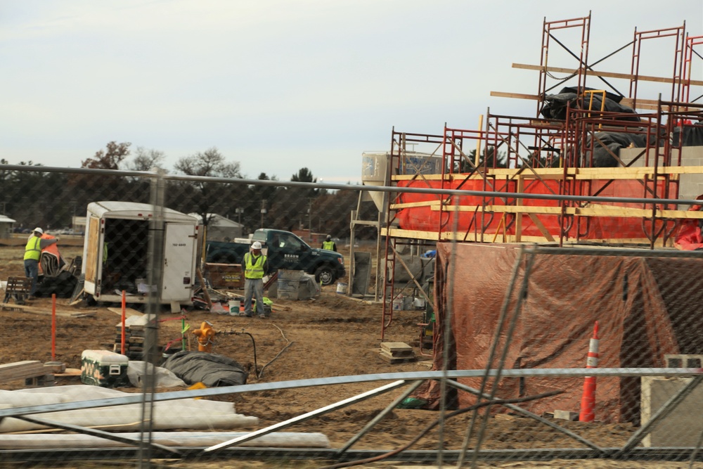 Construction of new Access Control Point continues at Fort McCoy