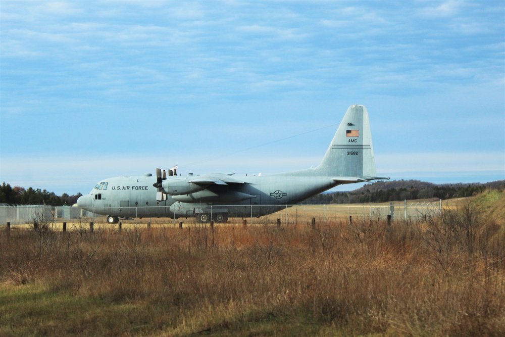 C-130 Hercules used for training at Fort McCoy