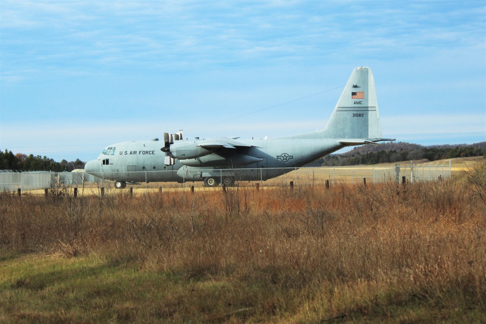 C-130 Hercules used for training at Fort McCoy