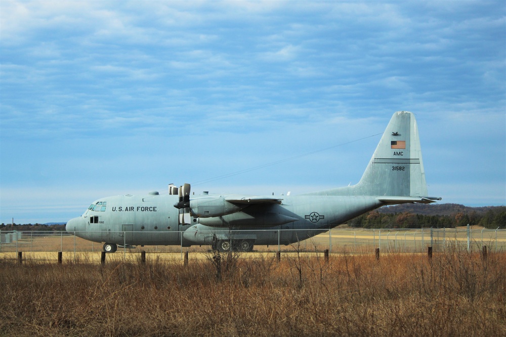 C-130 Hercules used for training at Fort McCoy