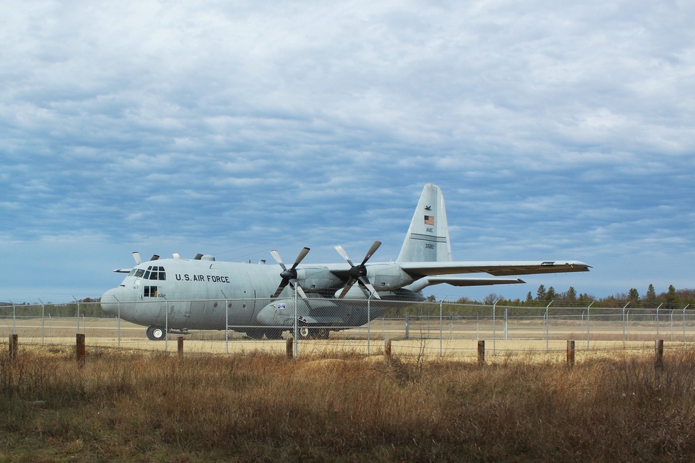 C-130 Hercules used for training at Fort McCoy