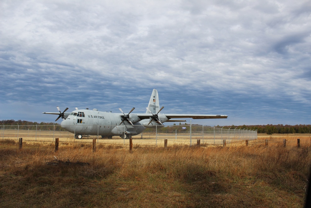C-130 Hercules used for training at Fort McCoy