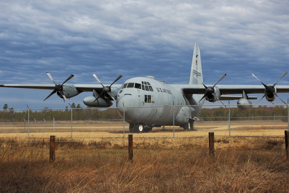 C-130 Hercules used for training at Fort McCoy
