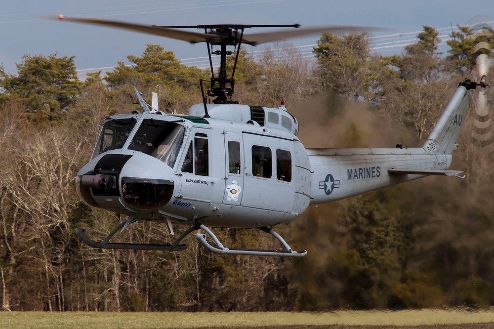 Autonomous Aerial Cargo/Utility System Enabled UH-1 Huey
