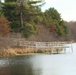 Fishing piers at Fort McCoy