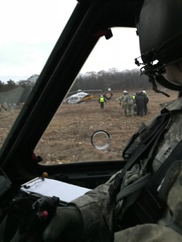 Pennsylvania Guard members accomplish life-saving operation, rescue injured hunter in civilian-military mission