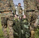 Marines fast rope with a MV-22B Osprey in Okinawa