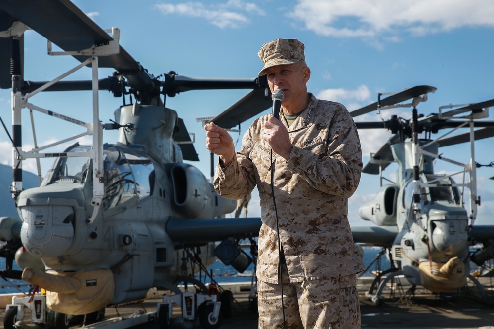 AFRICOM Commander Visits 15th MEU, USS San Diego