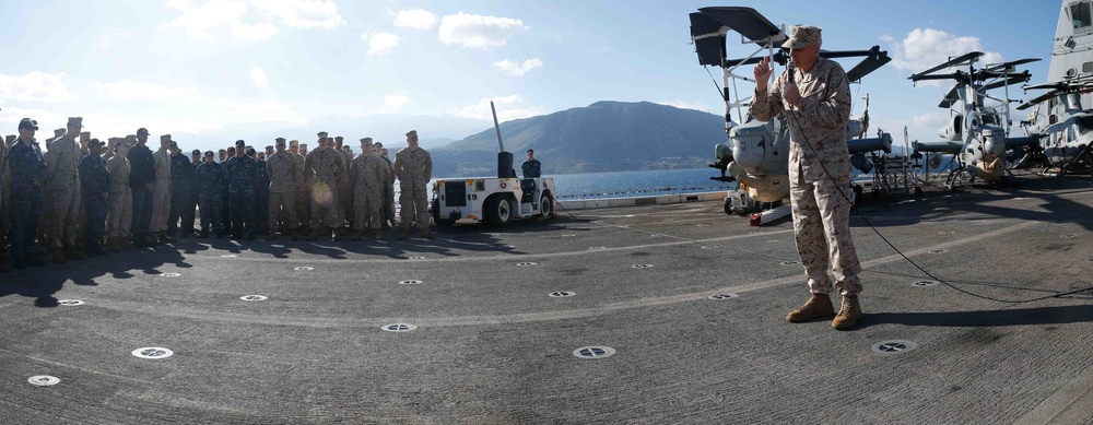 AFRICOM Commander Visits 15th MEU, USS San Diego