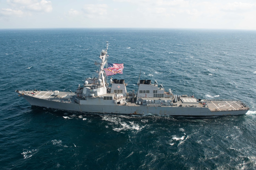 USS America, USS Hopper, HMAS Warramunga participate in Photo exercise