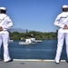 Nimitz Sailors Man the Rails