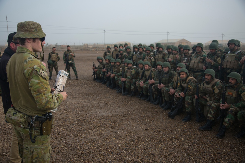 Iraqi Security Force checkpoint training in Taji