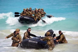 ‘Raiders’ conduct waterborne operations