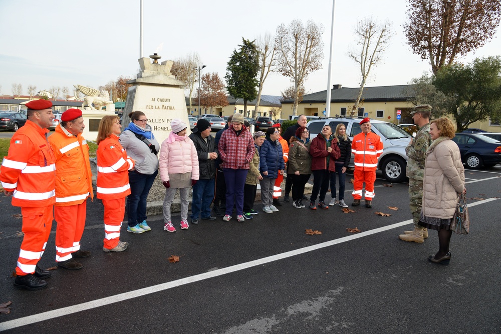 VISIT AT CASERMA EDERLE ASSOCIAZIONE &quot;Il NUOVO PONTE&quot;