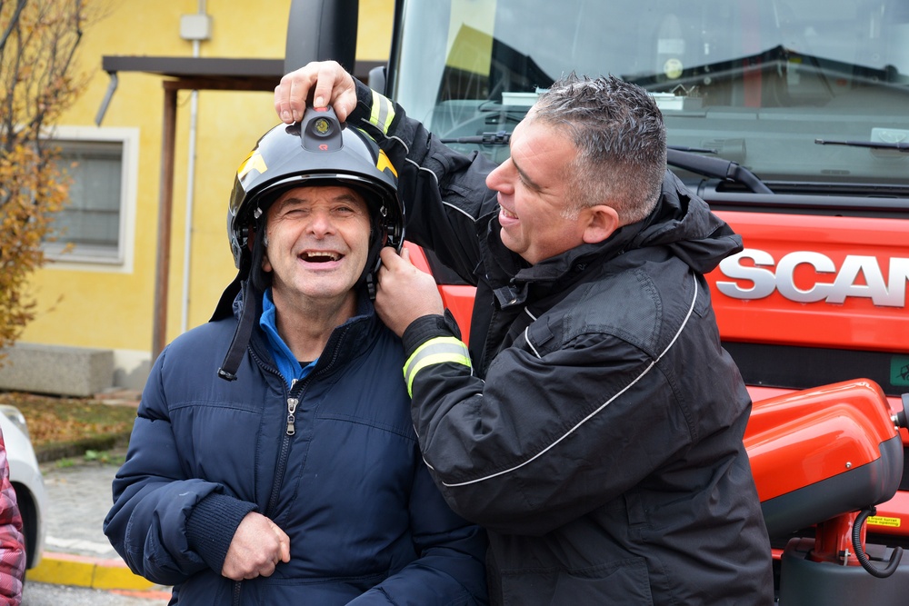 VISIT AT CASERMA EDERLE ASSOCIAZIONE &quot;Il NUOVO PONTE&quot;