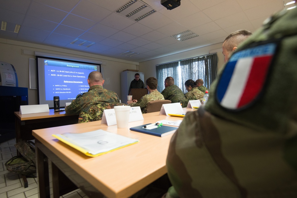 NATO NCO Orientation Course Hosted by TSC Benelux