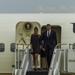 President Obama and daughter Exits Air Force One