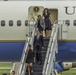 President Obama and Family Exits Air Force One