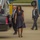 The First Lady Walks to the Motorcade