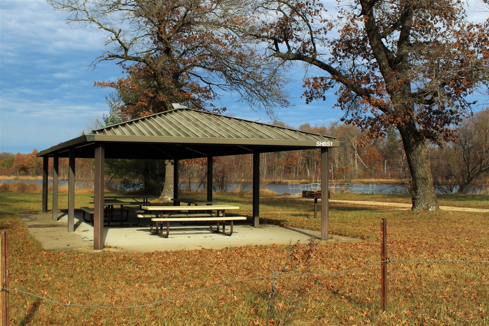 Picnic Pavilion at Fort McCoy's Big Sandy Lake