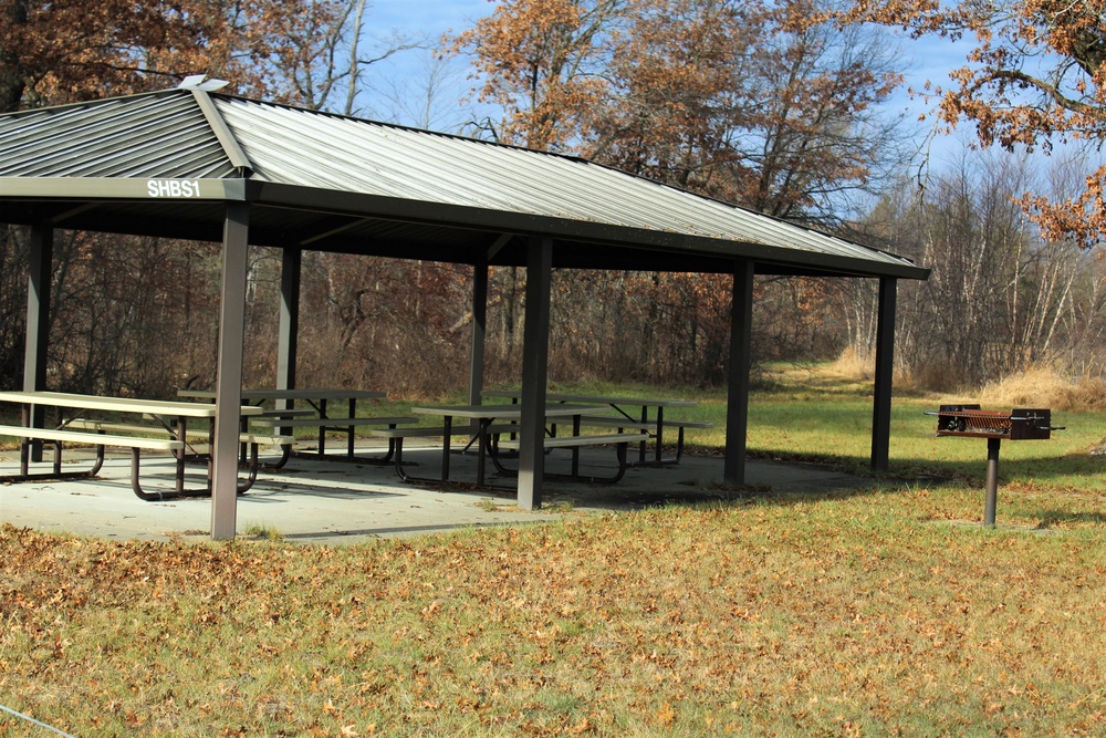 Picnic Pavilion at Fort McCoy's Big Sandy Lake